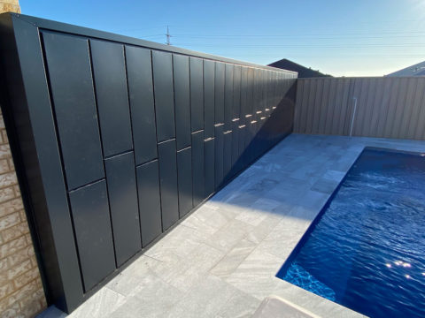 Feature Wall Cladding Freeway Feature Wall Cladding and Facade Work Project in Beeliar, Perth - Fox ...